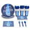 144 Piece Happy Father’s Day Plates and Napkins Dinnerware Set, Cutlery, Cups (Serves 24)
